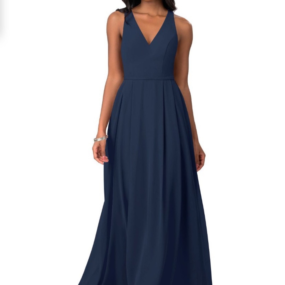 Azazie Navy Bridesmaids Dress
